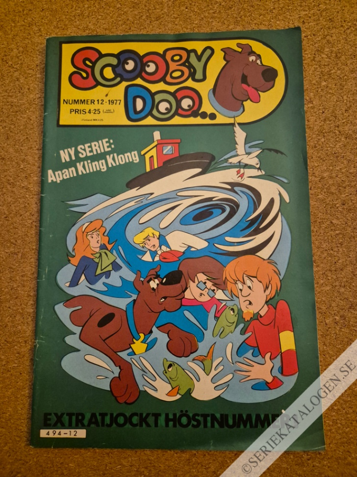 Framsida på Scooby Doo #12 (1977)