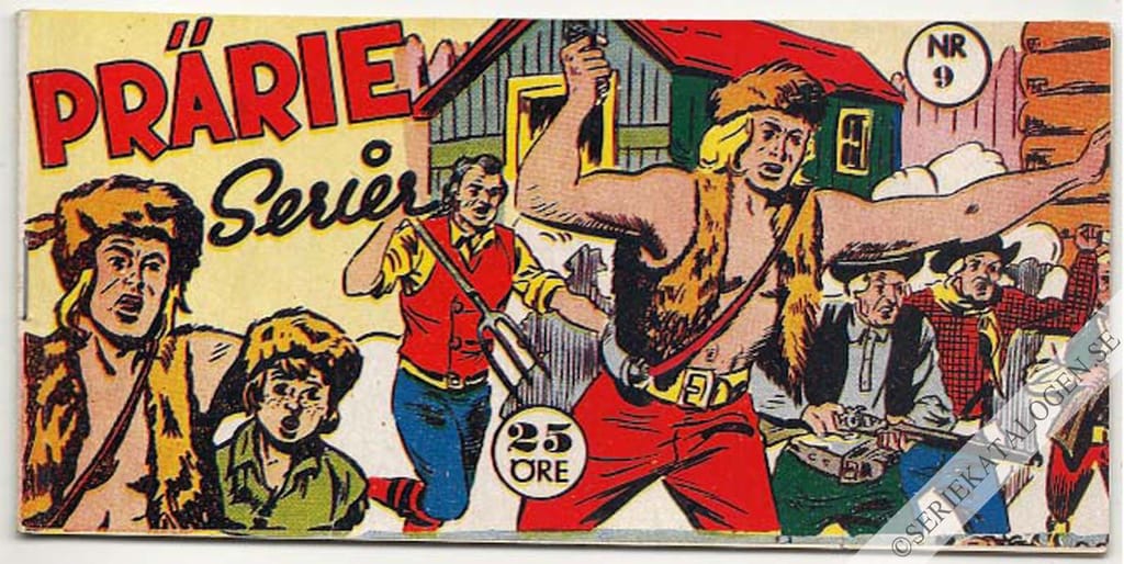 Framsida på Prärie-serier #9 (1957)