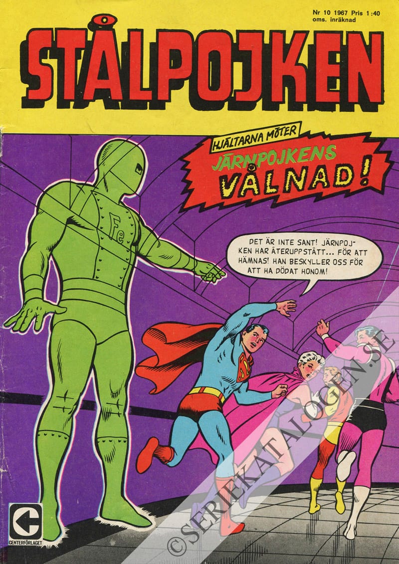 Framsida på Stålpojken #10 (1967)