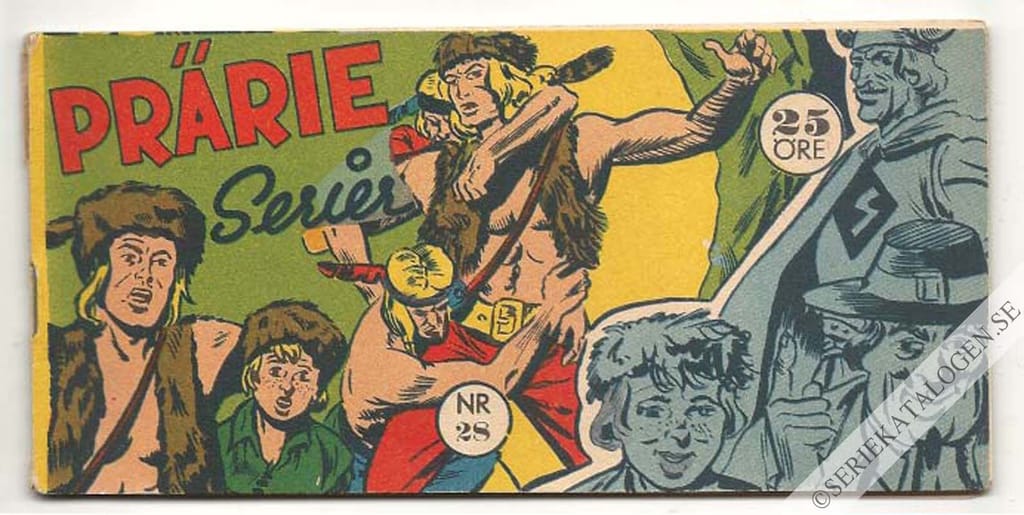 Framsida på Prärie-serier #28 (1957)