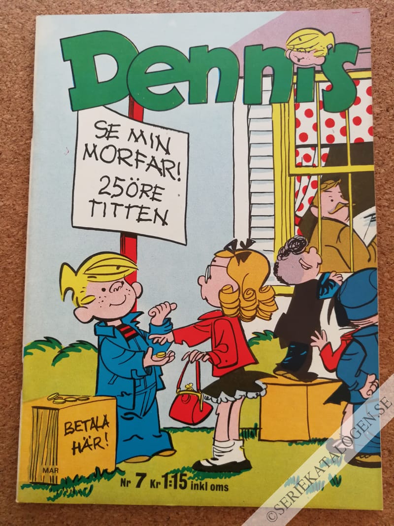 Framsida på Dennis #7 (1968)