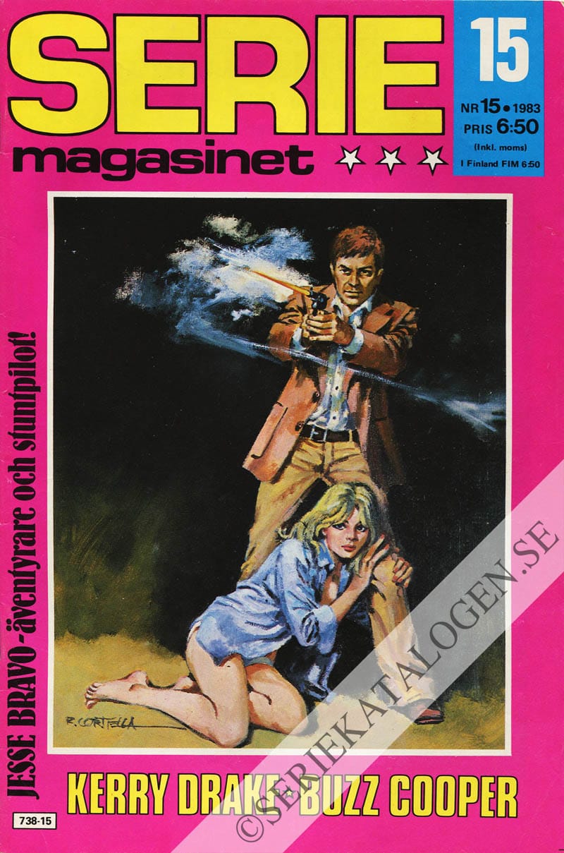 Framsida på Seriemagasinet #15 (1983)
