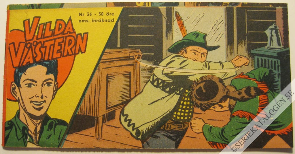 Framsida på Vilda Västern #36 (1960)