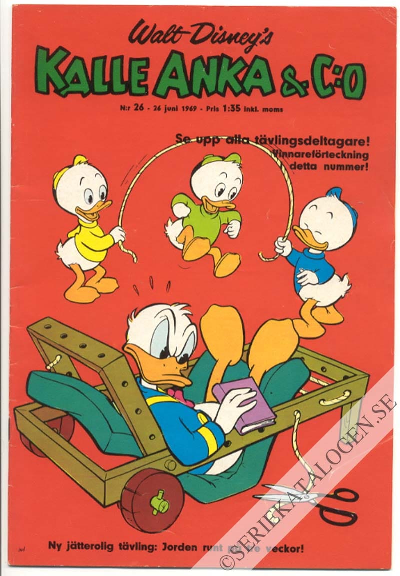 Framsida på Kalle Anka & C:o #26 (1969)