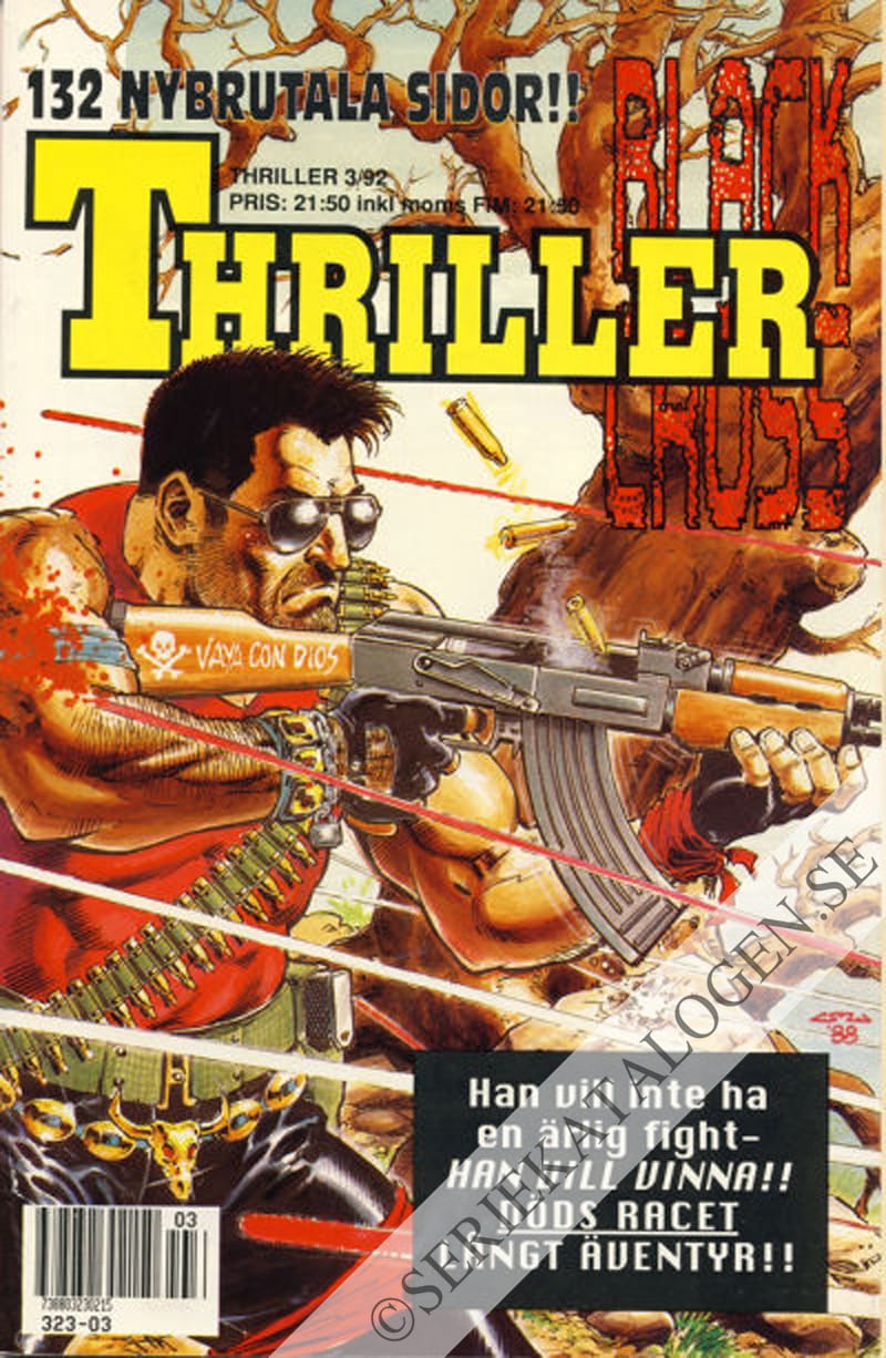 Framsida på Thriller #3 (1992)