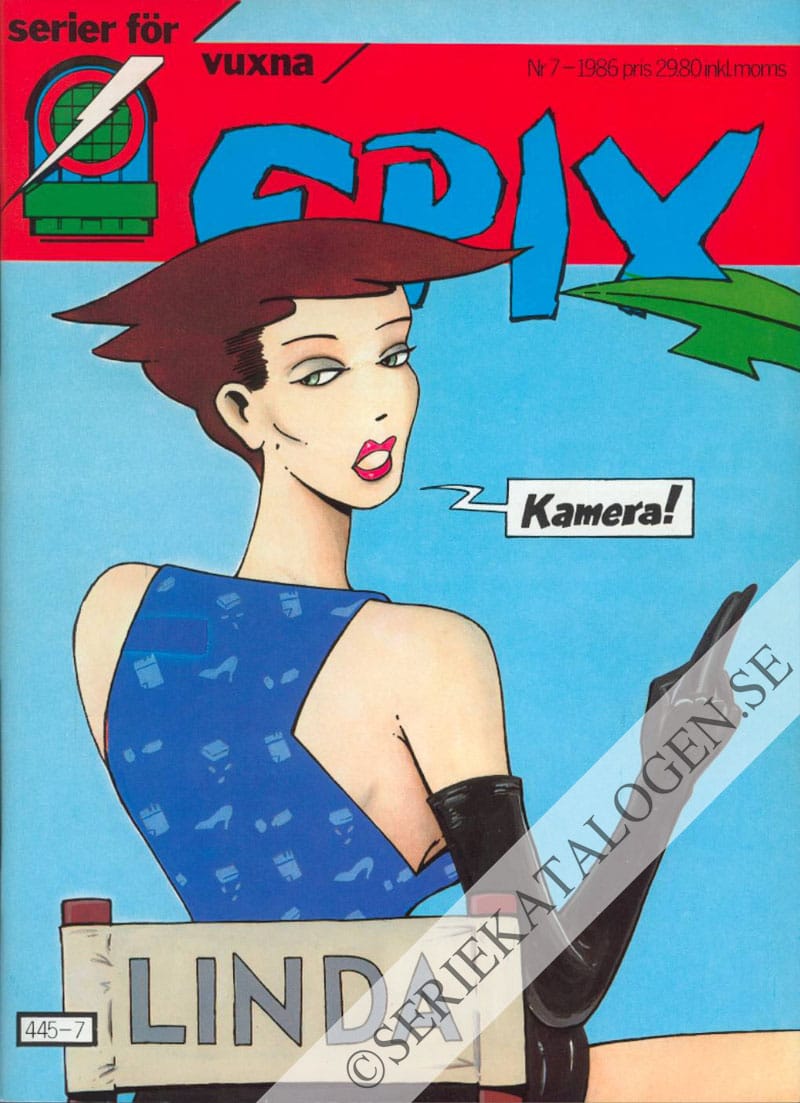 Framsida på Epix #7 (1986)