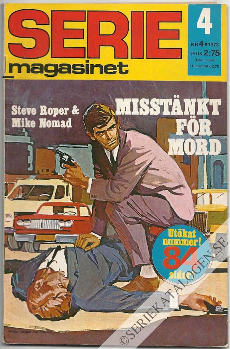 Framsida på Seriemagasinet #4 (1973)