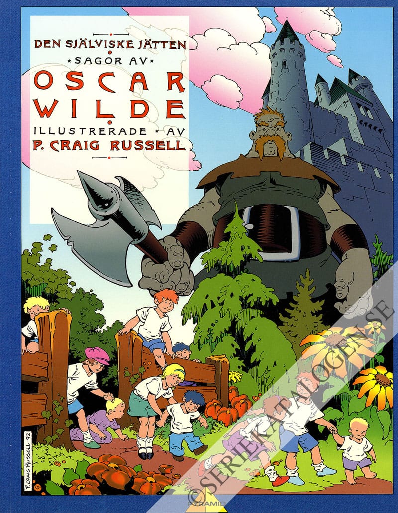 Framsida på Pyramid Sagor av Oscar Wilde: Den själviske jätten (1993)