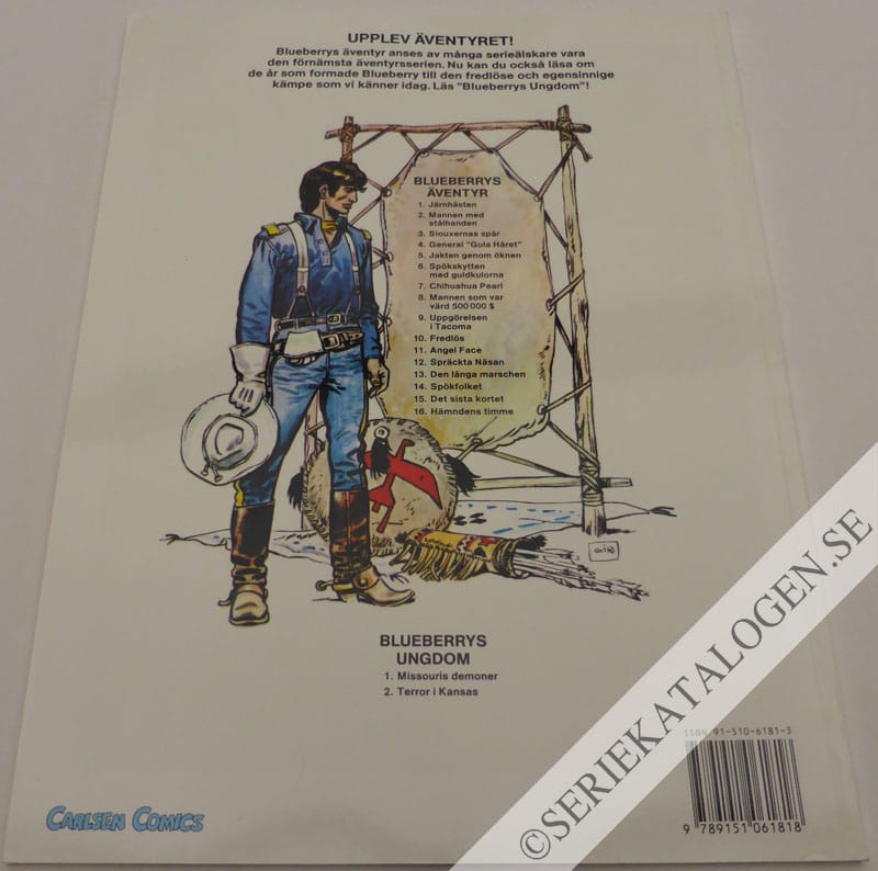 Baksida på Terror i Kansas (1990)