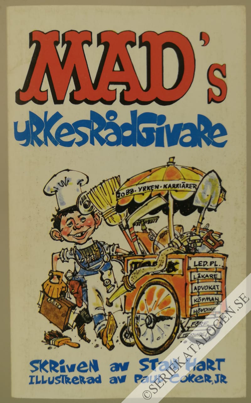 Framsida på MAD-pocket MAD's yrkesrådgivare (1980)