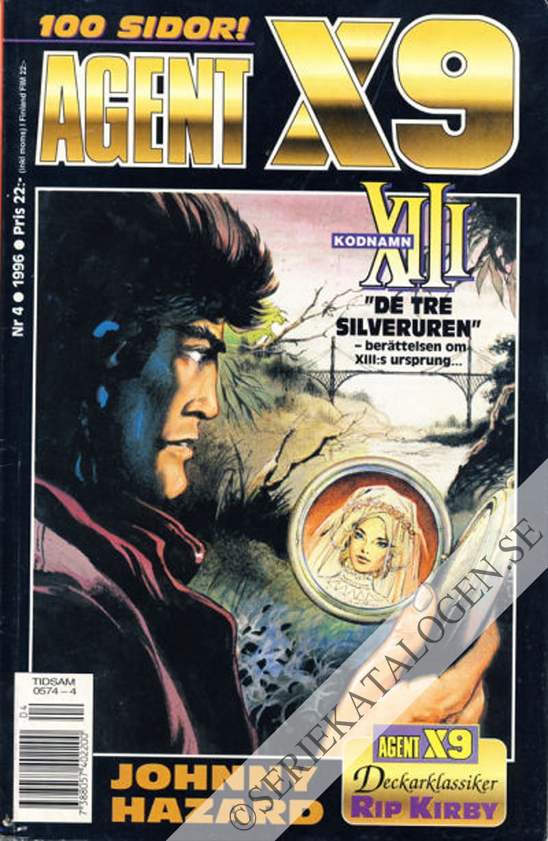 Framsida på Agent X9 #4 (1996)