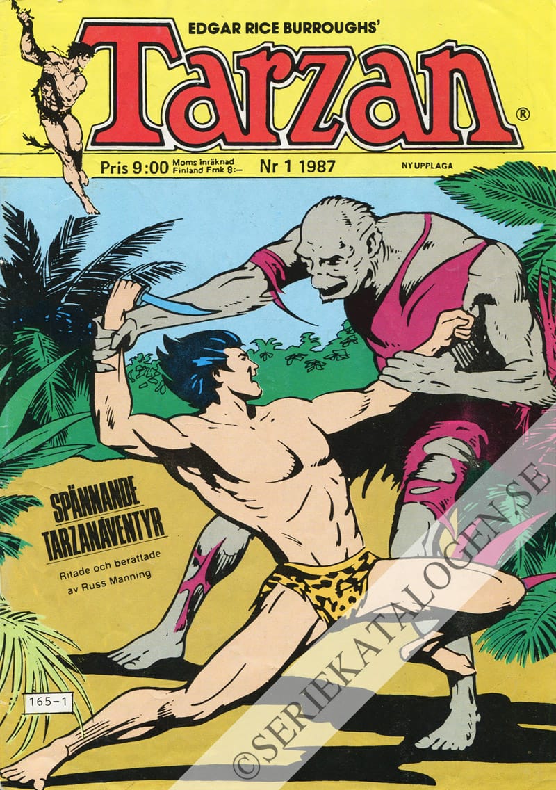 Framsida på Tarzan #1 (1987)