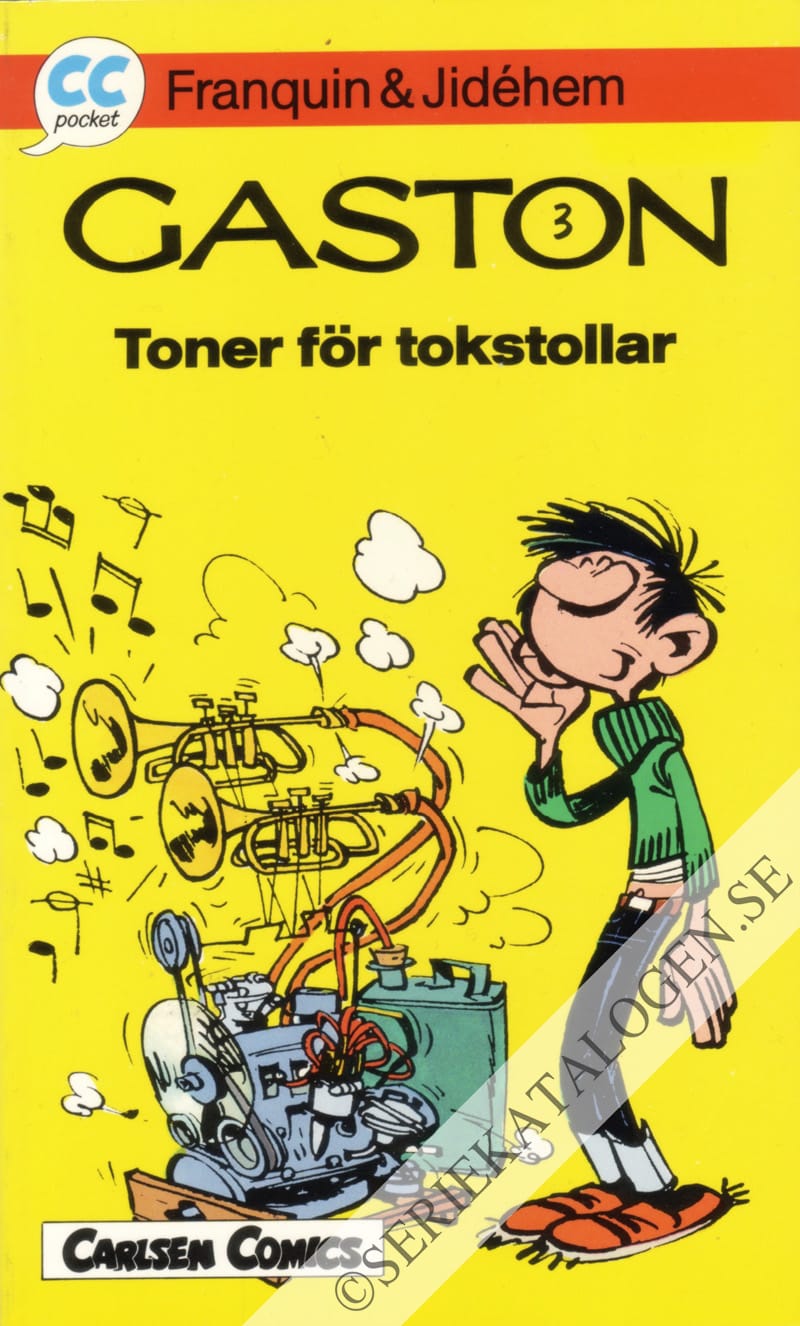 Framsida på CC pocket Gaston 3: Toner för tokstollar (1990)