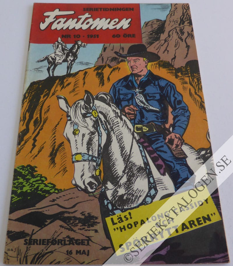 Framsida på Fantomen #10 (1951)