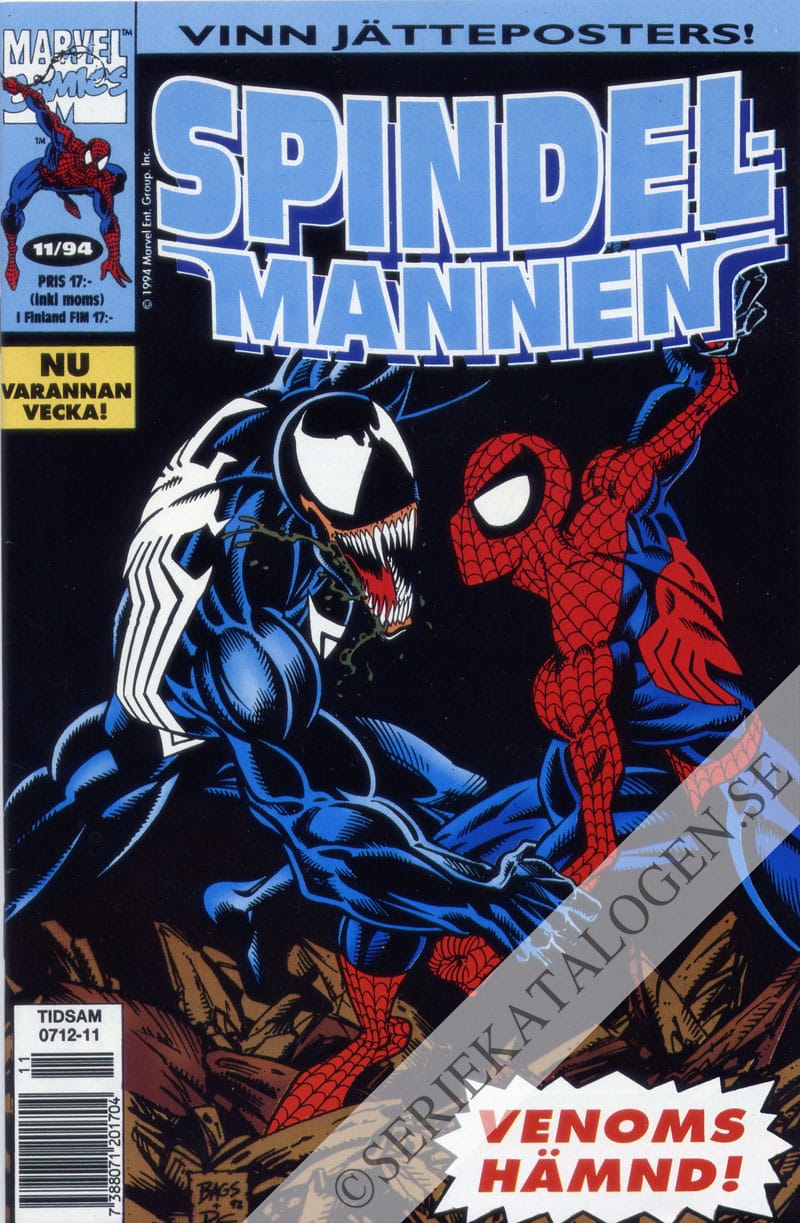 Framsida på Spindelmannen #11 (1994)