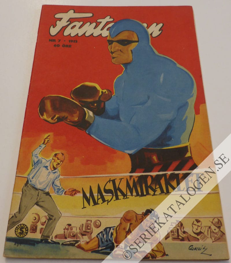 Framsida på Fantomen #7 (1953)