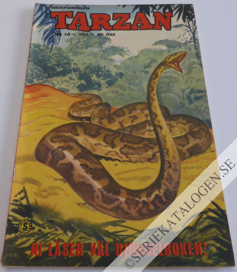 Framsida på Tarzan #20 (1952)