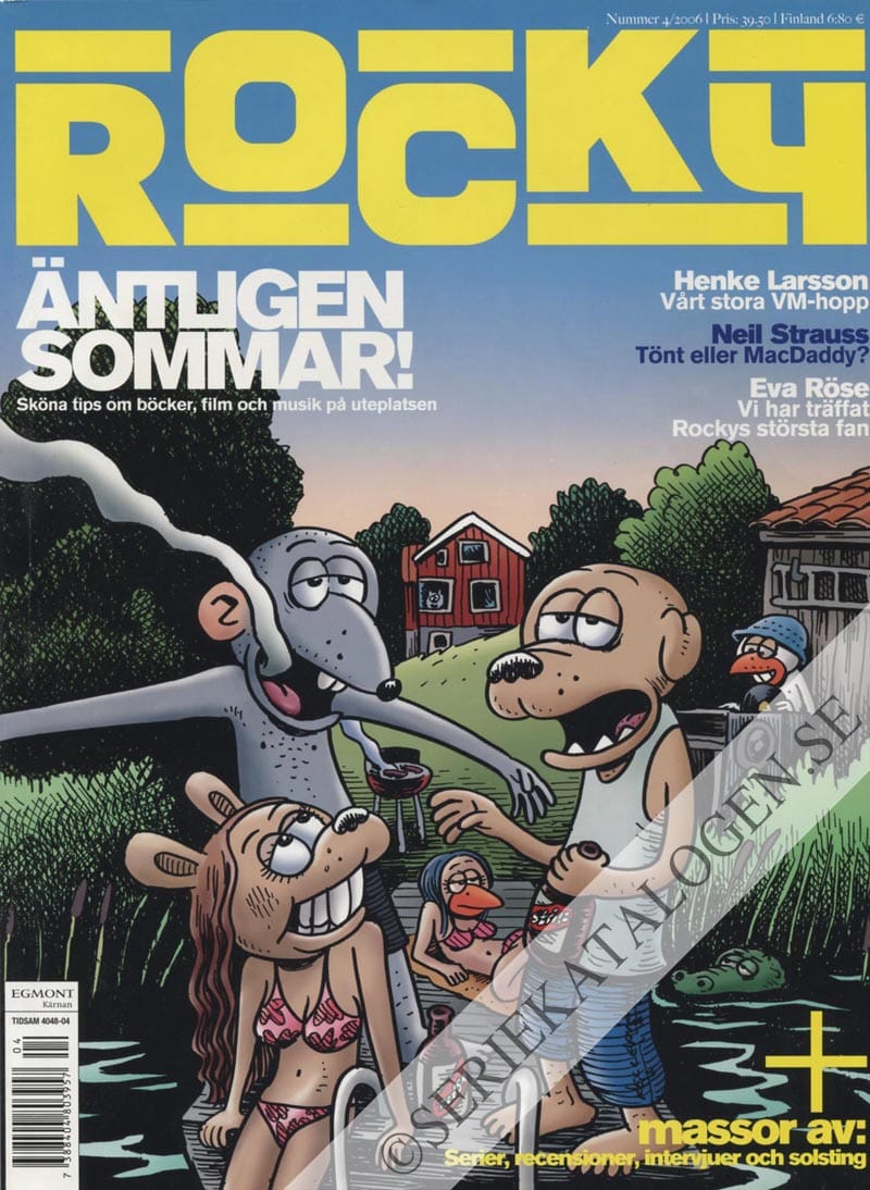 Framsida på Martin Kellermans Rocky Äntligen sommar! (2006)