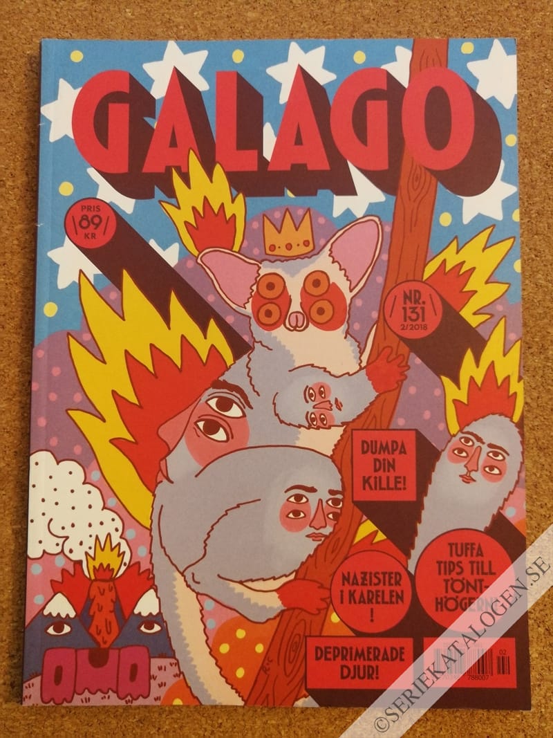 Framsida på Galago #2 (2018)