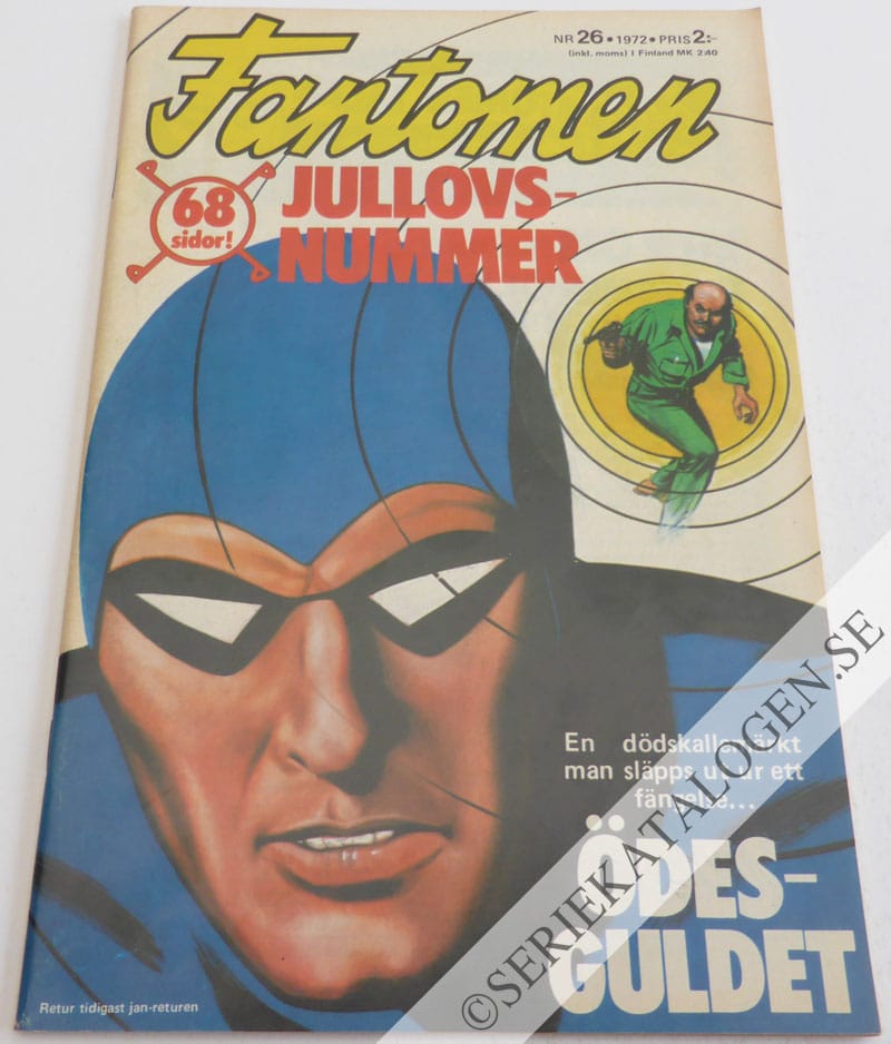 Framsida på Fantomen #26 (1972)