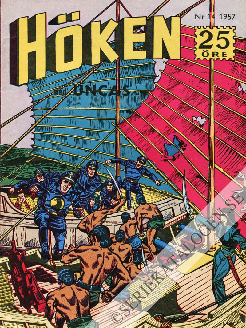 Framsida på Höken #14 (1957)