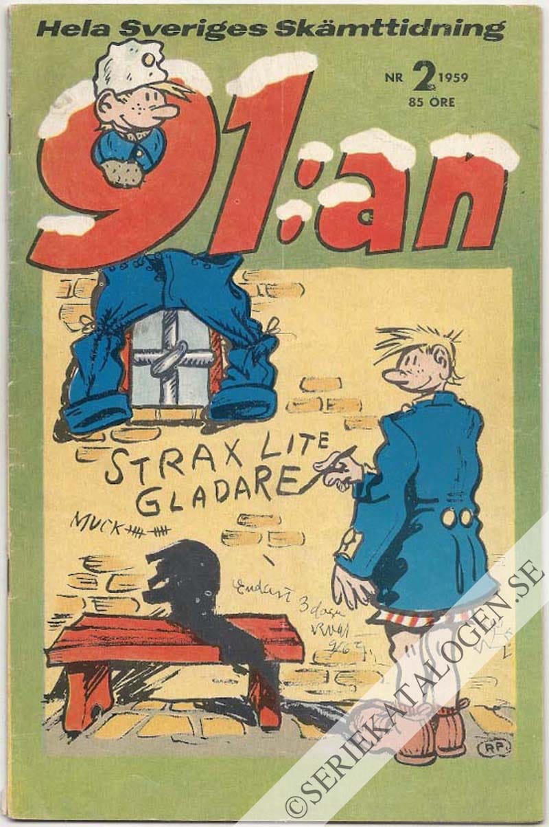 Framsida på 91:an #2 (1959)