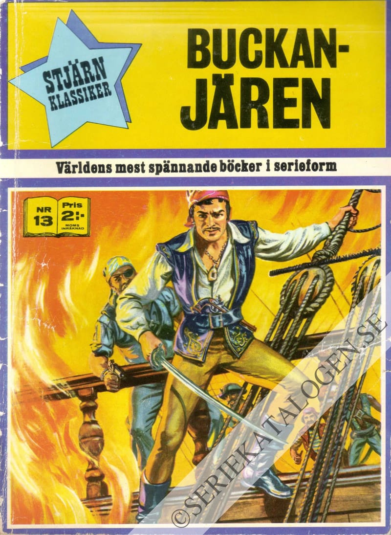 Framsida på Stjärnklassiker Buckanjären (1970)