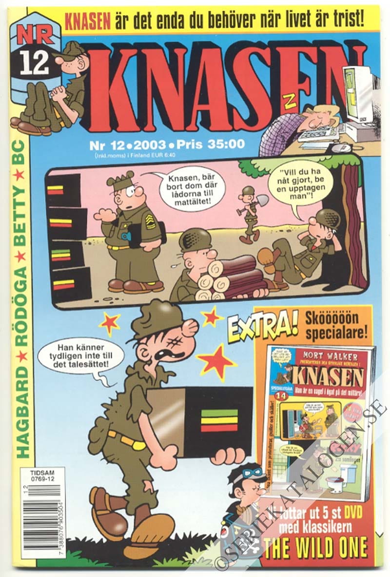 Framsida på Knasen #12 (2003)