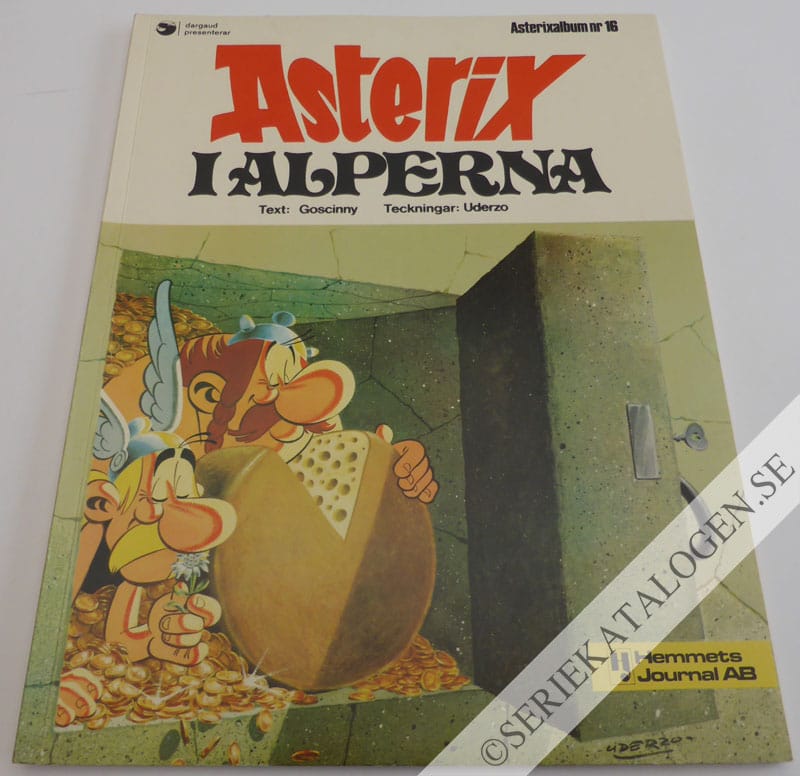 Framsida på Asterix Asterix i Alperna (1975)