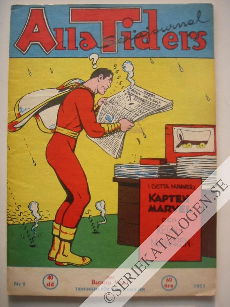 Framsida på Alla tiders seriejournal #9 (1951)