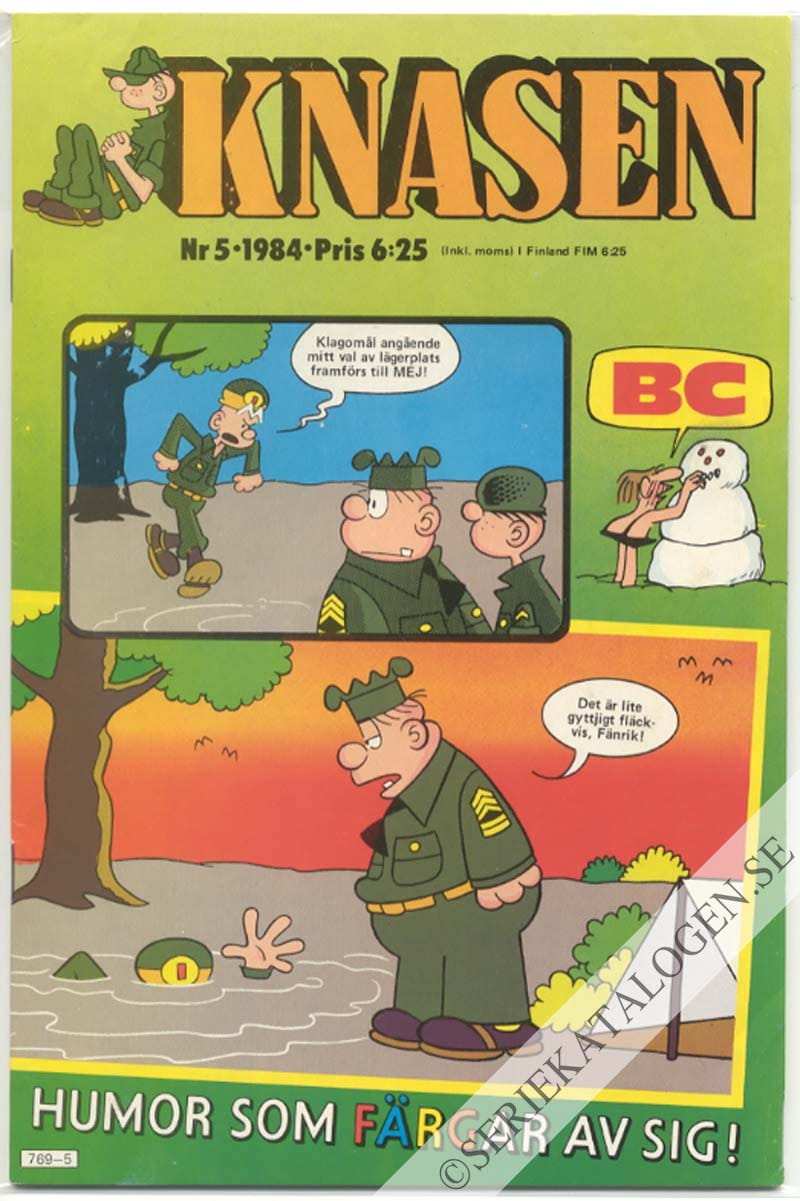 Framsida på Knasen #5 (1984)