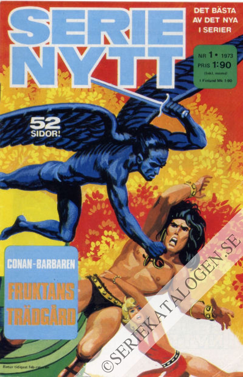Framsida på Serie-Nytt #1 (1973)