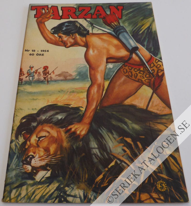 Framsida på Tarzan #18 (1954)