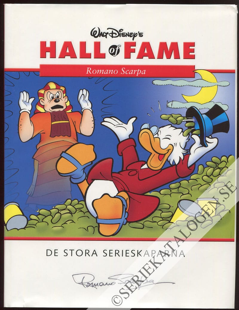 Framsida på Walt Disney's Hall of fame - De stora serieskaparna Romano Scarpa (2004)