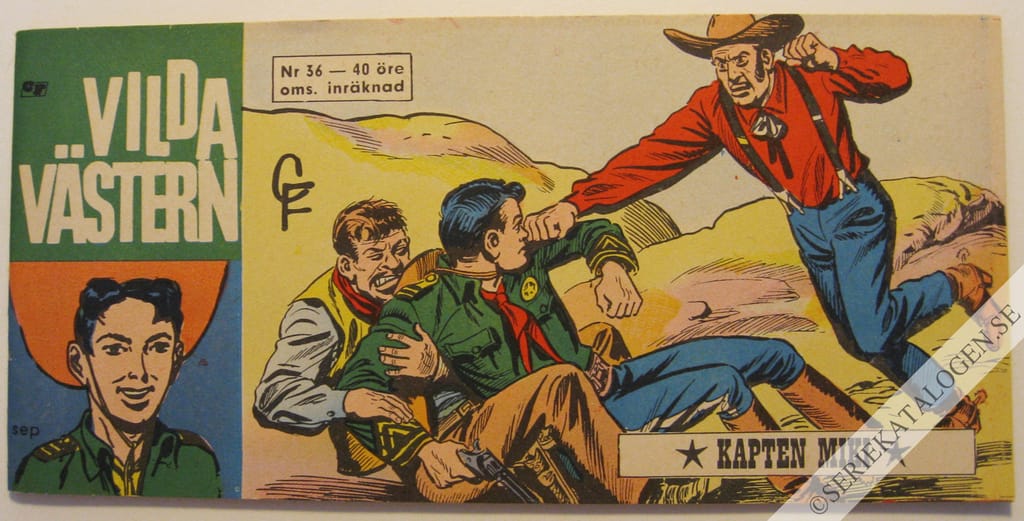 Framsida på Vilda Västern #36 (1964)