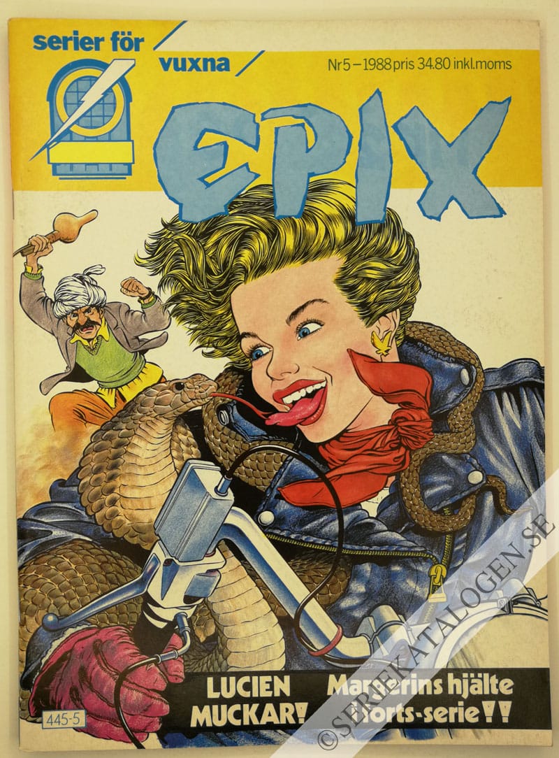Framsida på Epix #5 (1988)