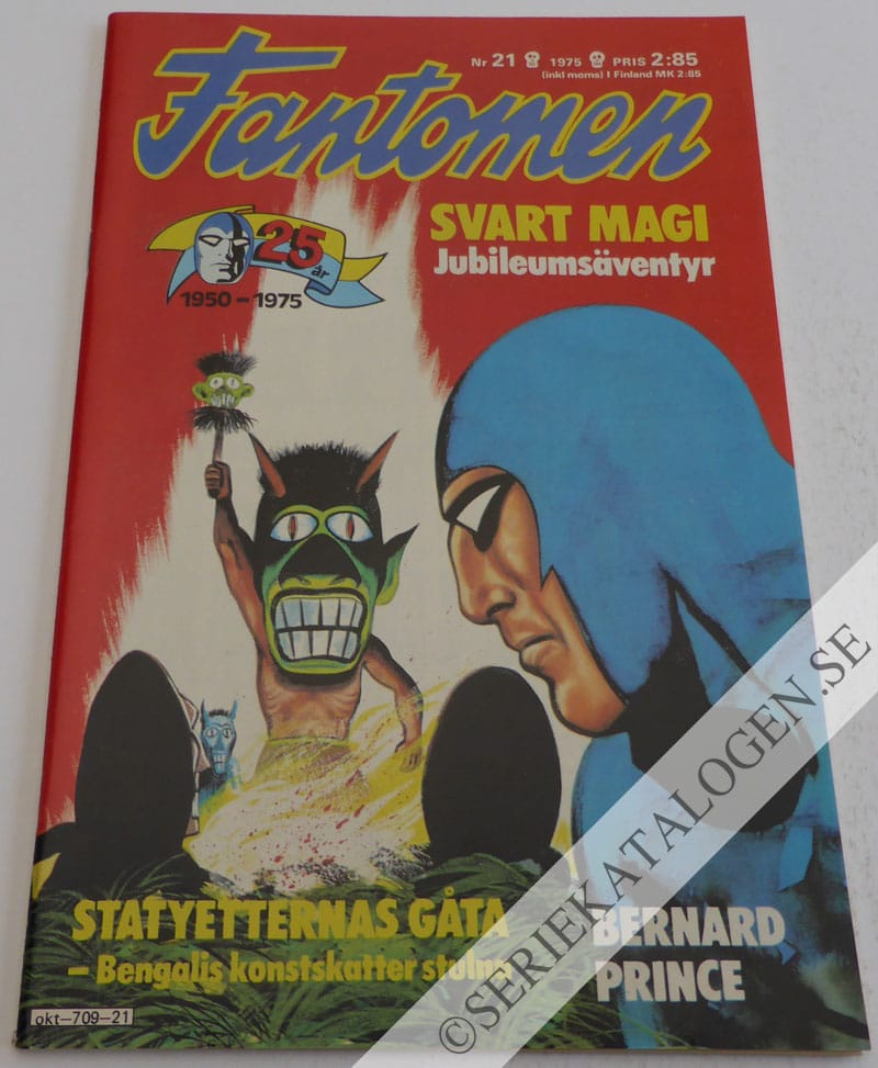 Framsida på Fantomen #21 (1975)