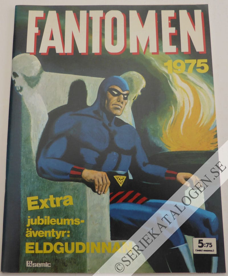 Framsida på Fantomen Eldgudinnan (1974)