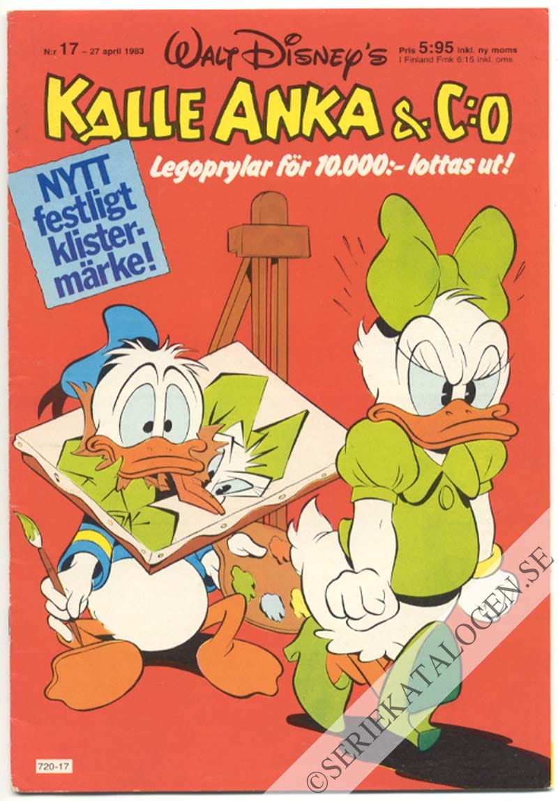 Framsida på Kalle Anka & C:o #17 (1983)