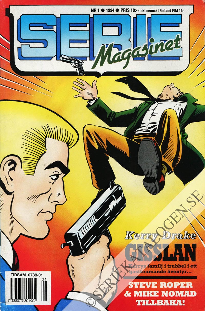 Framsida på Seriemagasinet #1 (1994)