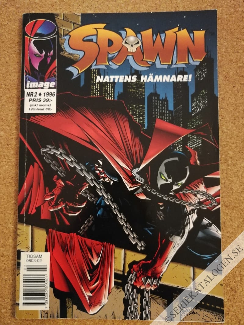Framsida på Spawn #2 (1996)