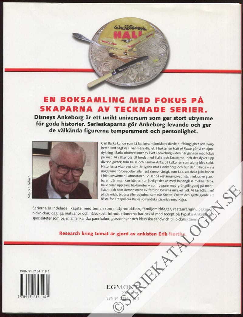 Baksida på Carl Barks - Till Bords i Ankeborg (2005)