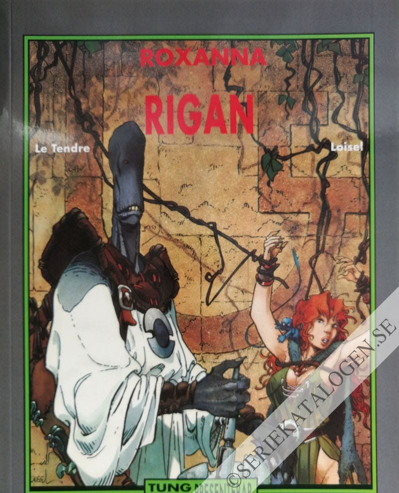 Framsida på Tung metall presenterar Roxanna - Rigan (1992)