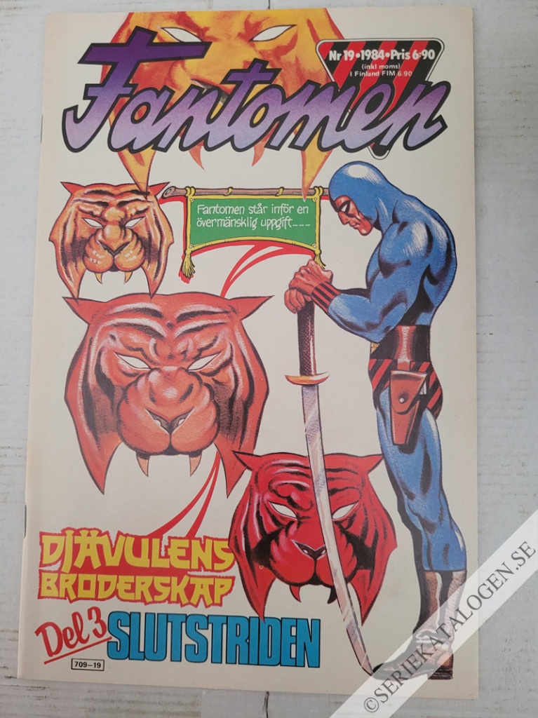 Framsida på Fantomen #19 (1984)