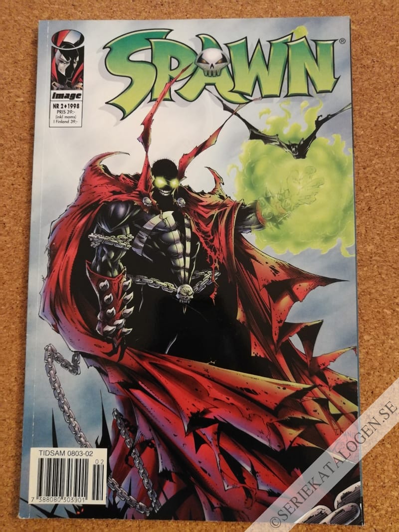 Framsida på Spawn #2 (1998)