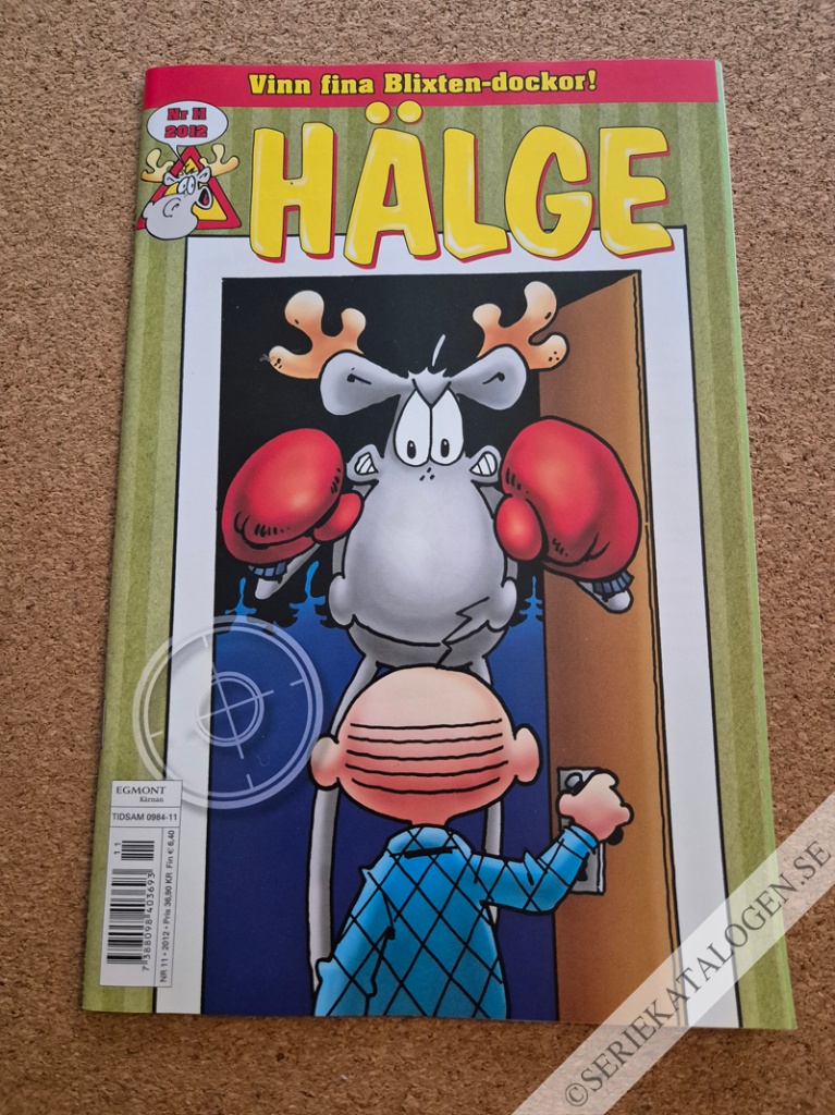 Framsida på Hälge #11 (2012)