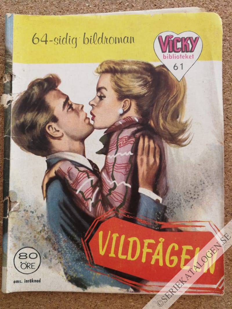 Framsida på Vicky-biblioteket Vildfågeln (1961)