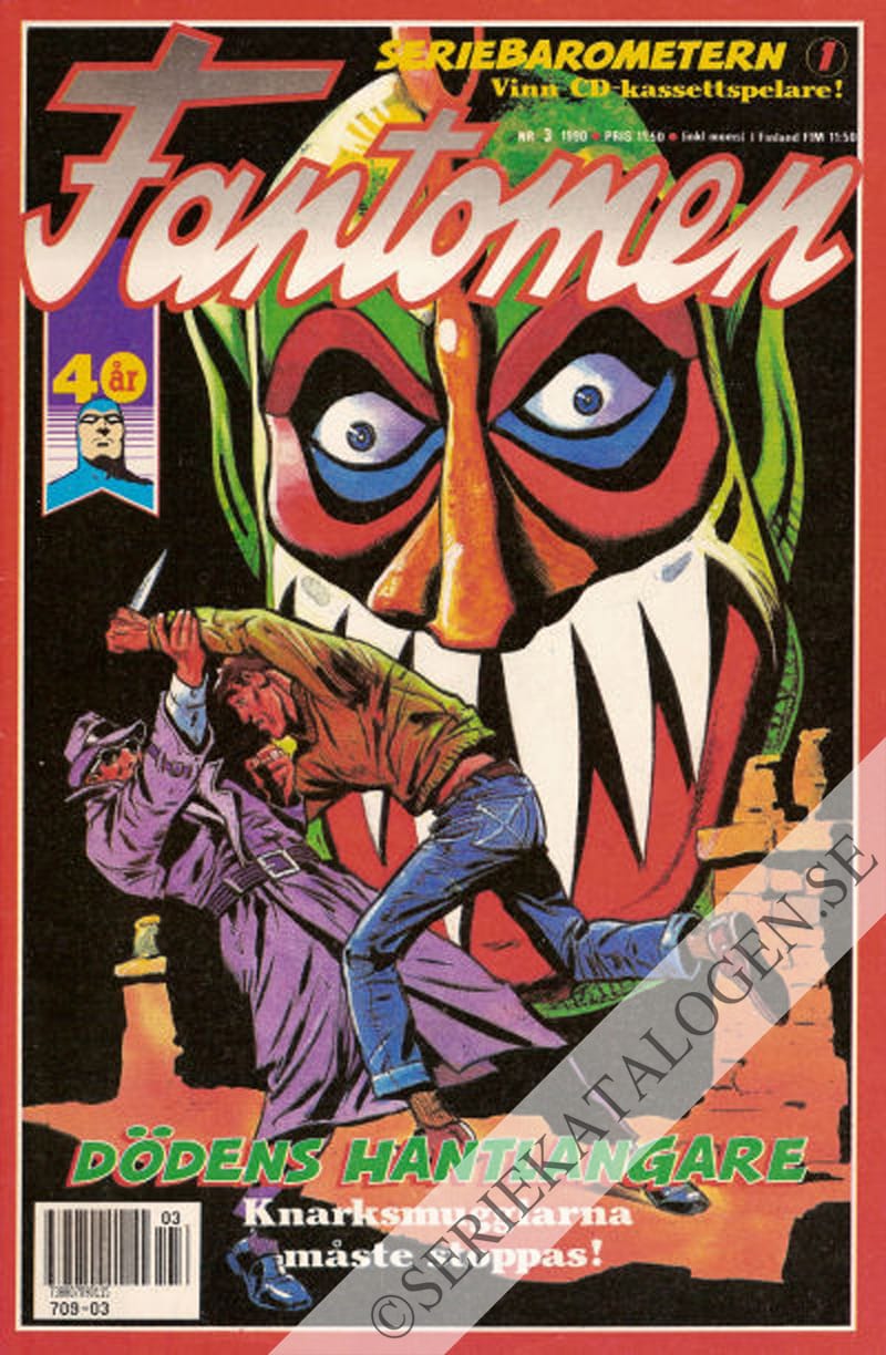 Framsida på Fantomen #3 (1990)