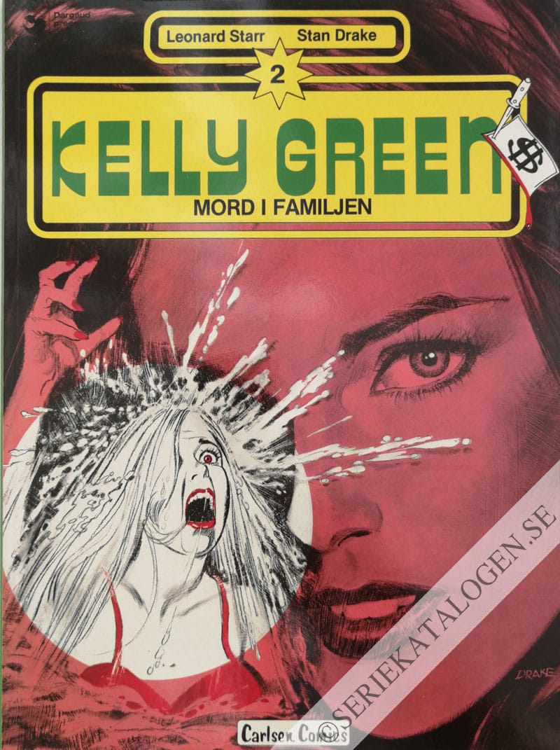 Framsida på Kelly Greens äventyr Mord i familjen (1983)
