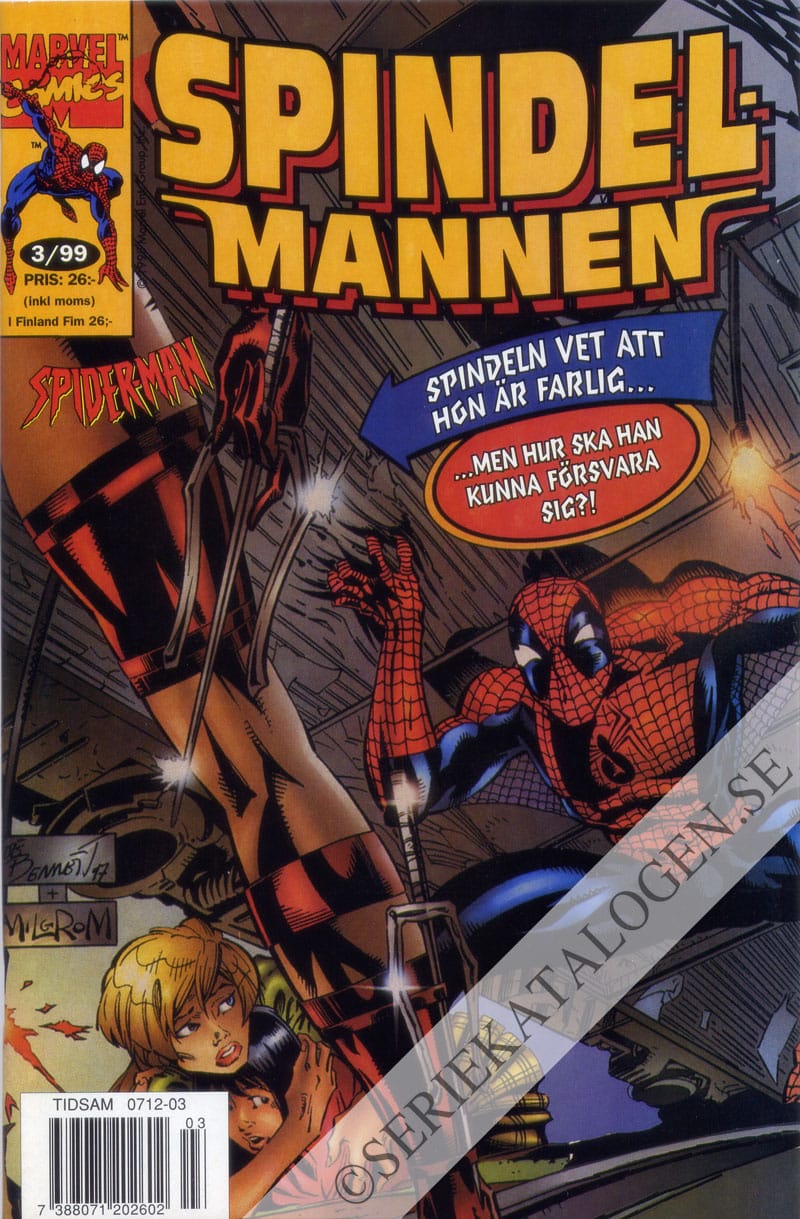 Framsida på Spindelmannen #3 (1999)